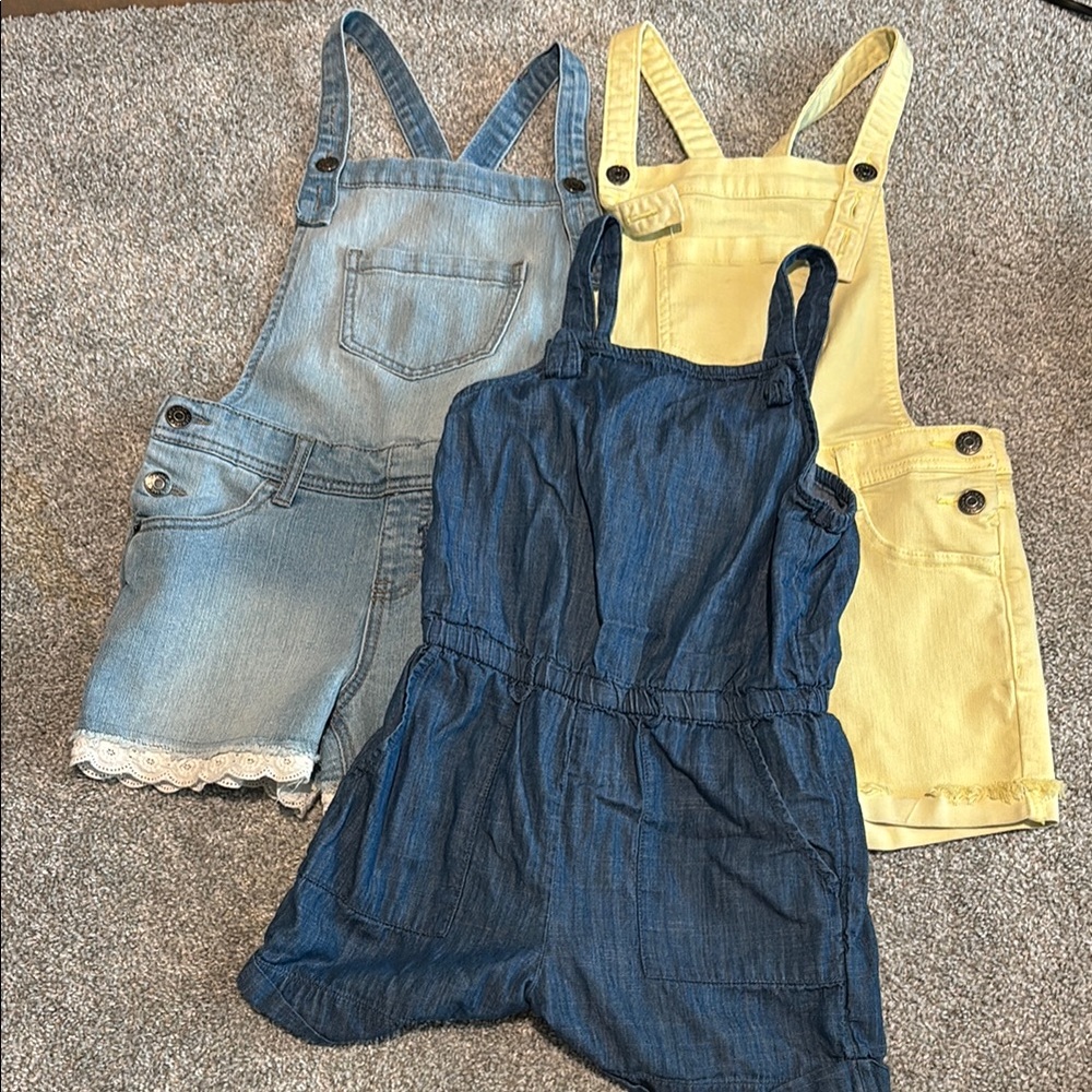 Cat & Jack Blue Overalls with Adjustable Straps